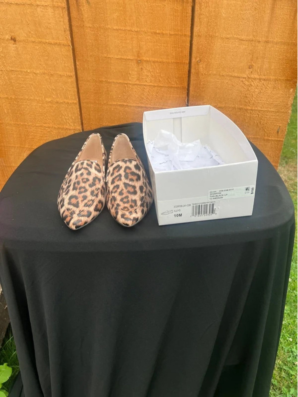 ILLYD tan Black Leopard Print Flats
